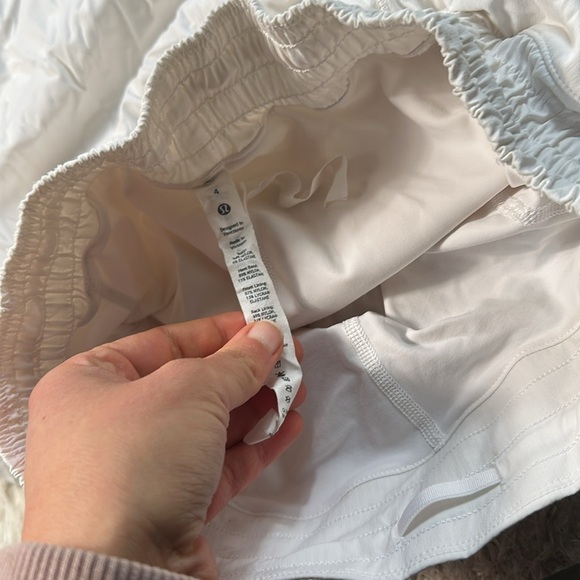 Lululemon Hotty Hot High-Rise Skirt *Long White - Picture 3 of 6